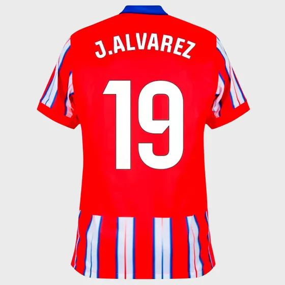 Camiseta Julian Alvarez 19 Atletico Niño Hombre Futbol