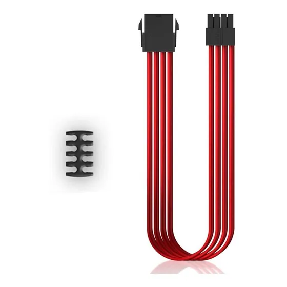Extensor De Cabo 8 P - 30cm Vermelhp Deepcool Ec300-cpu8p-rd