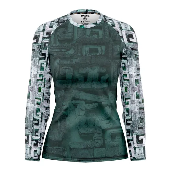 Doxe Jersey Dama Playera Regular  Ruecas Verde Campeche 