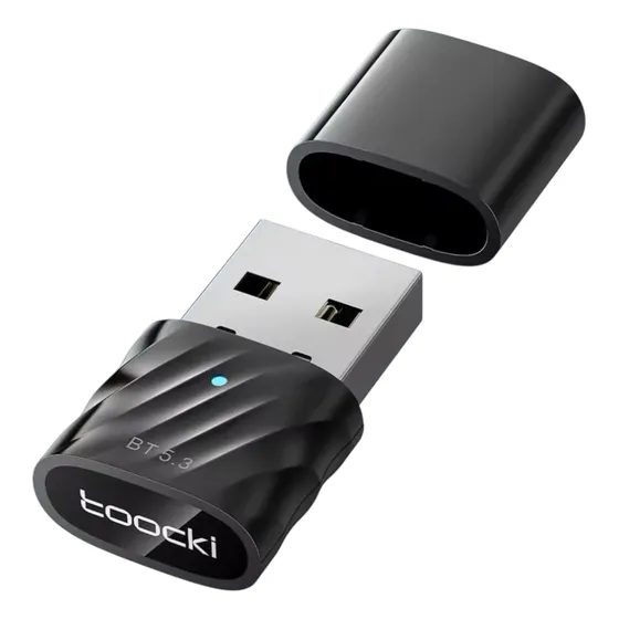Adaptador Rec Bluetooth 5.3 P/ Computador Até 7 Dispositivos