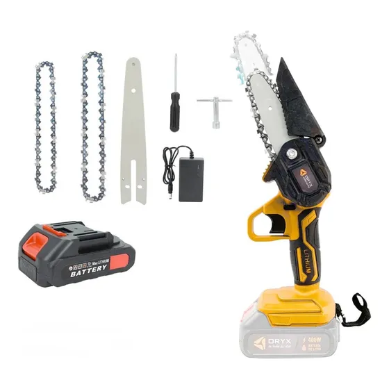 Mini Motosierra Recargable Batería Inalámbrica Pro 4-6 PuLG