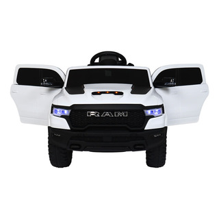 Carro Eletrico Infantil Dodge Ram 12v Branca - Bel Carro Eletrico Infantil Dodge Ram 12v Branca - Bel