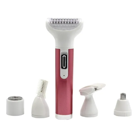 Depiladora Manual Electrica 5/1 Recargable Corporal Facial