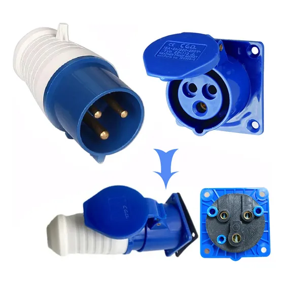 Kit Centro De Carga clavija industrial Plug adaptador de Hembra Y Macho cgq 32a 3 Pin 3p 127v