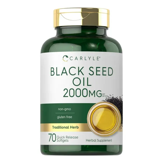 Suplemento De Aceite De Semilla Negra De Carlyle, 1000 Mg, 7