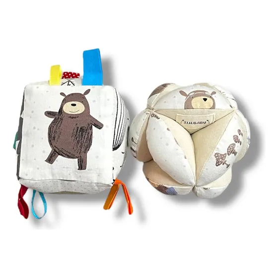 Juguetes De Tela Sonajero Regalo Baby Shower Montessori