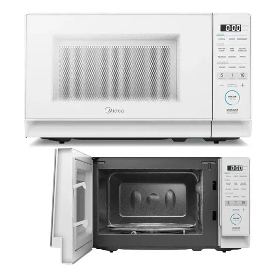 Micro-ondas Midea Mastercook 20l 110v Branco Limpa Fácil Nfe