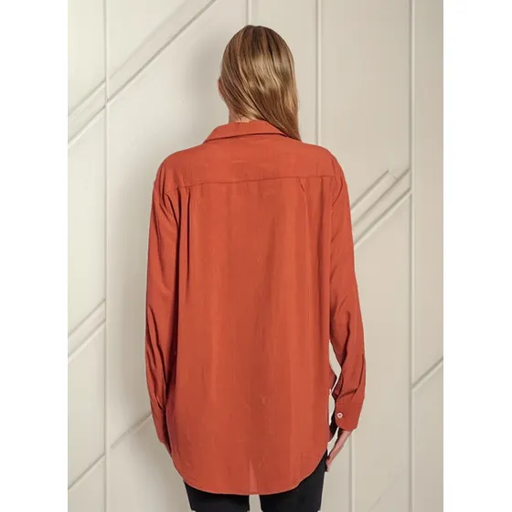 Camisa Rip Curl Stripes Mujer Relaxed Over