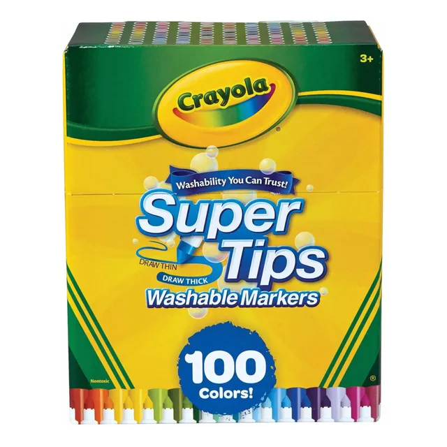 Plumones Crayola Súper Tips 100
