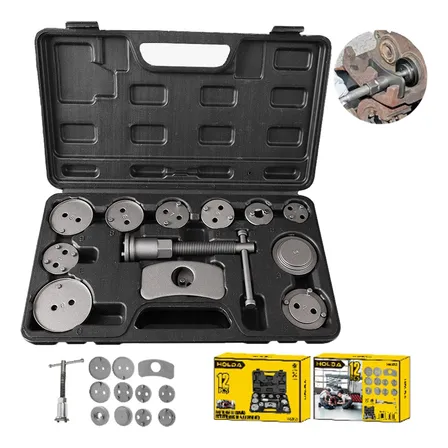Kit 12 Pcs Ferramenta Para Retornar Êmbolo Da Pinça De Freio 127/220v