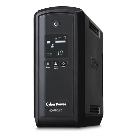 No Break Cyberpower Cp1000pfclcd 600w/1000va Ent90-140v / /v Color Negro