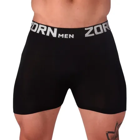 Kit 10 Cuecas Boxer Box Masculina Preta Microfibra Original