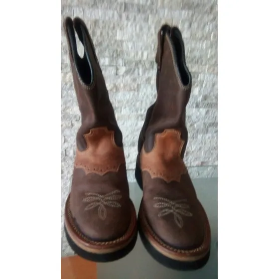  Botas De Cuero Puro Coleo Feveco Originales