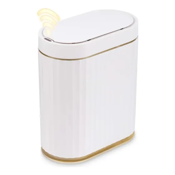 Magma Life bote de basura inteligente con sensor de movimiento para 7 L color blanco Ideal para Oficina, Recámara o Baño