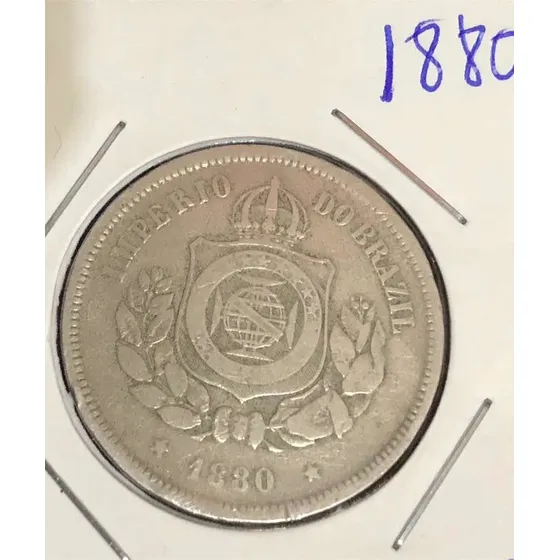 Moeda 100 Réis 1880 