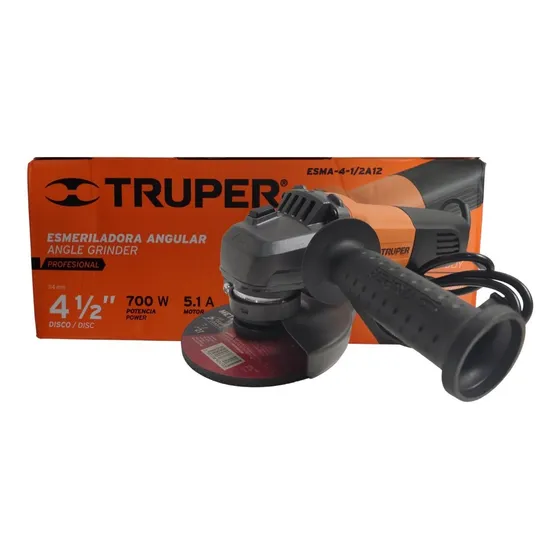 Esmeril Angular Profesional 4-1/2pLG 700w 5.1a 14013 Truper