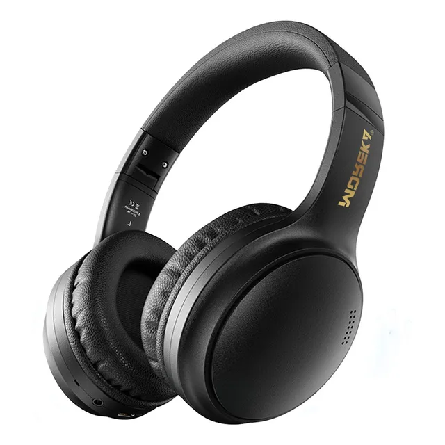 Audífonos Inalámbricos Bluetooth Moreka Bl018 Diadema Auriculares Gamer Deportivos Audifonos Con Ruido Bluetooth 5.4 Color Negro