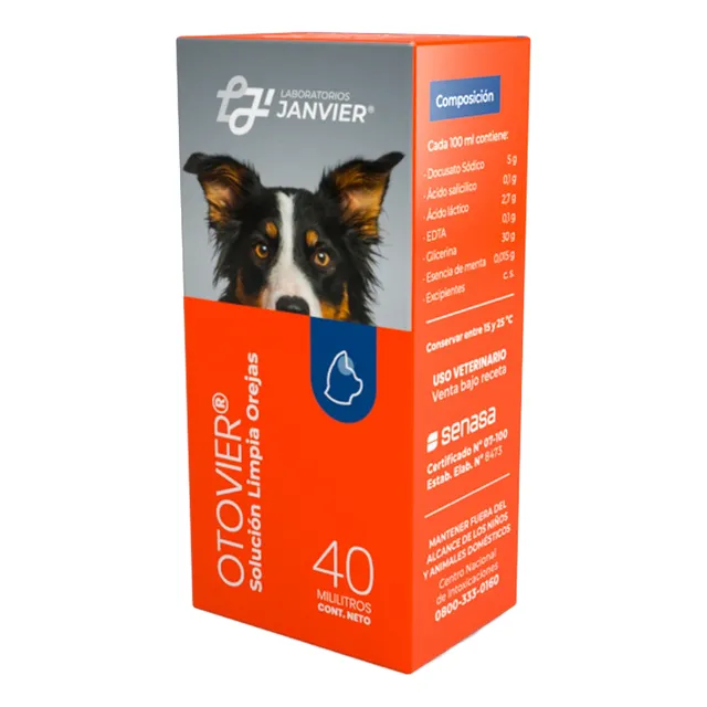 Limpia Orejas Oidos Perro Gato Otovier 40ml