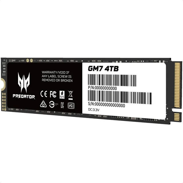 M.2 2280 Ssd 4tb Acer Predator Gm7 Pcie 4.0 Nvme Laptop & Pc