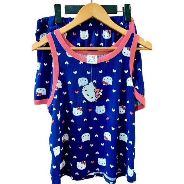 Pijama De Mujer Marca Hello Kitty Talla L