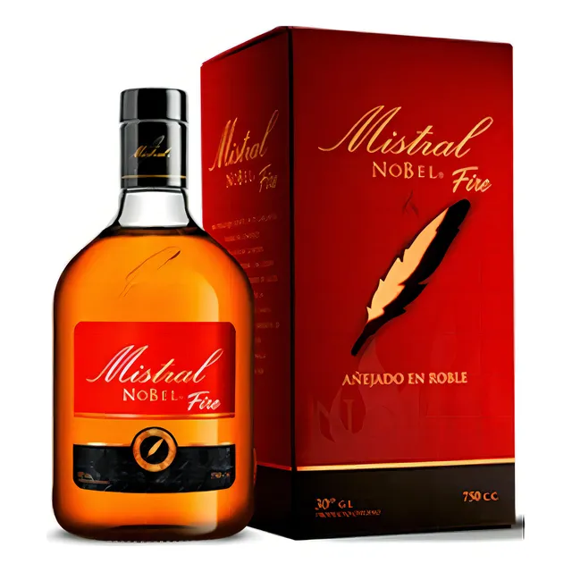 Pisco Mistral Nobel Fire 750cc
