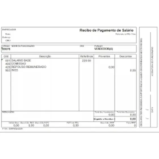 Modelo Holerite Contra-cheque Editável No Excel 2023