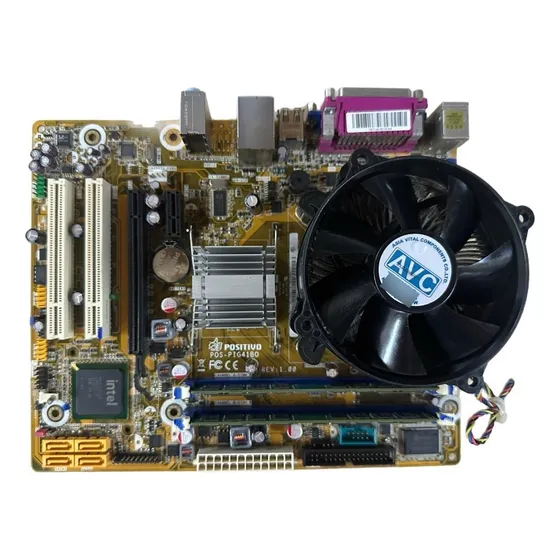 Kit Placa 775 + Core 2 Duo + 4gb Ram Ddr3 + Espelho + Cooler