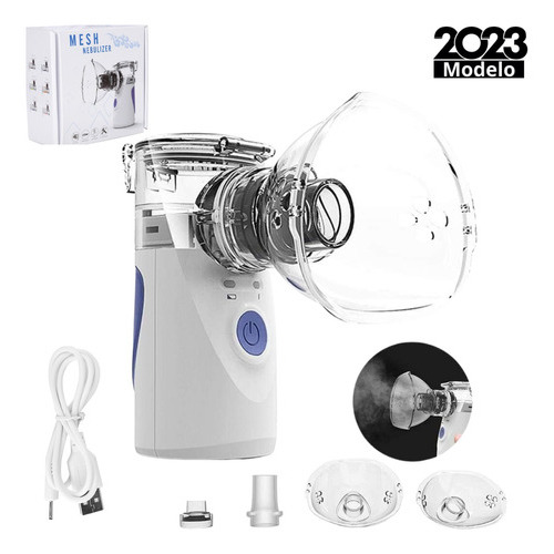 Nebulizador Inalador Usb Pilha Silencioso Portátil Cor Aparelho De Inalação Silencioso Nebulizador Inalador Usb Pilha Silencioso Portátil Cor Aparelho De Inalação Silencioso