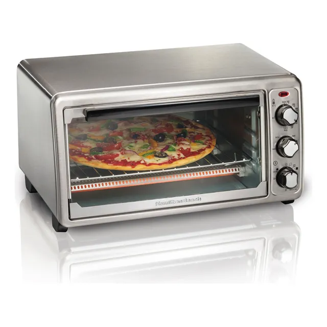 Horno Tostador Eléctrico Hamilton Beach 31411 Acero Inoxidab