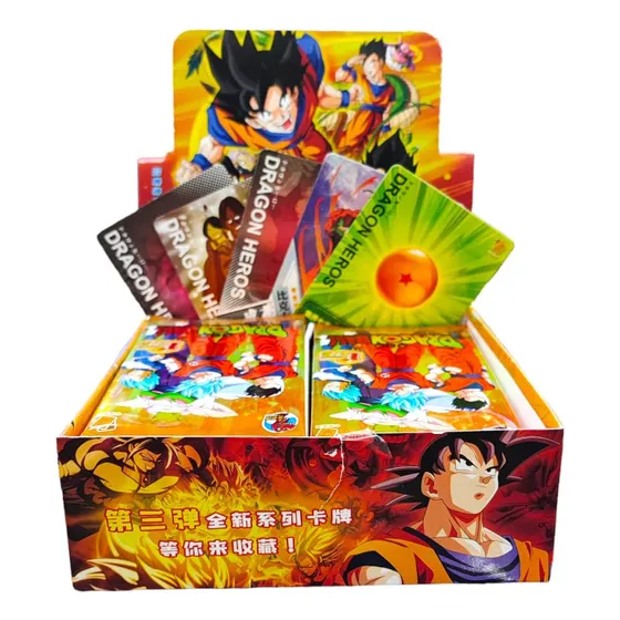 Caja 36 Sobres Cartas Dragon Ball Super Coleccionables 