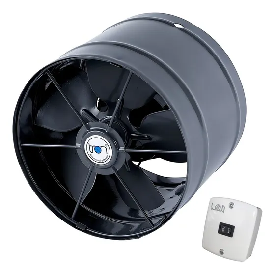 Exaustor Axial Cozinha Industrial 200mm 130w Tron 127/220V