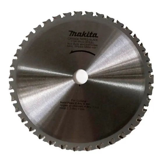 Disco Sierra Para Acero 7-1/4'' X 38 Dientes Acero Templado