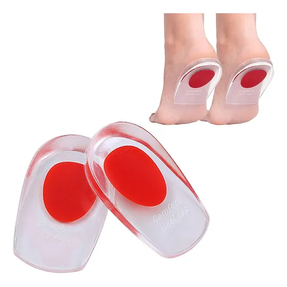 Plantillas Taloneras Punto Rojo Espolón Calcáneo Silicone