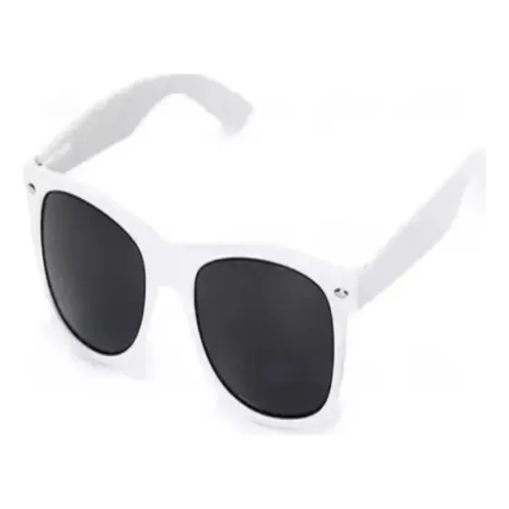 25 Lentes Gafas Hipster Anteojos Blancos Cotillón