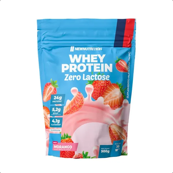 Whey Protein Zero Lactose 900g- New Nutrition