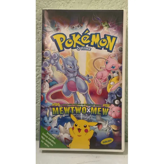 Vhs Pokémon O Filme - Mewtwo X Mew