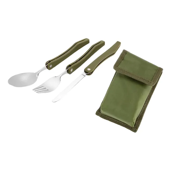Cubiertos De Campamento Portátiles Spork Tenedor Cubiertos