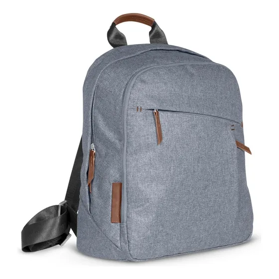 Mochila Cambiador Uppababy Gregory Blue Melange Leather
