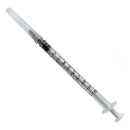 Pack 12 Jeringas Inyectadoras Desechables 1ml/27gx1/2
