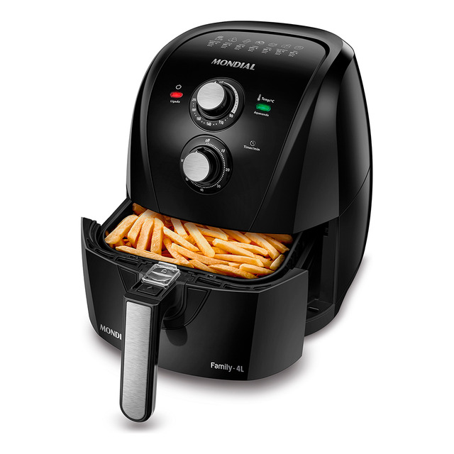 Fritadeira Sem Óleo Air Fryer 4l Mondial 1500w - Afn-40-fb