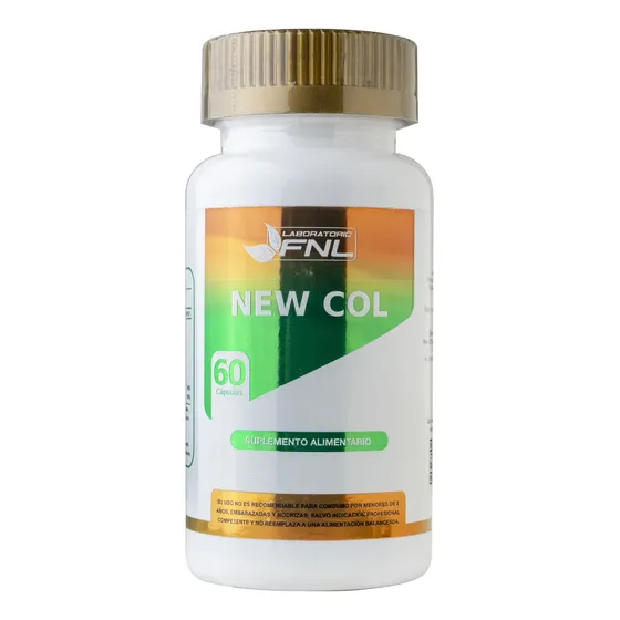 New Colon 60 Cápsulas 300 Mg Limpieza De Colon Sabor Sin Sabor