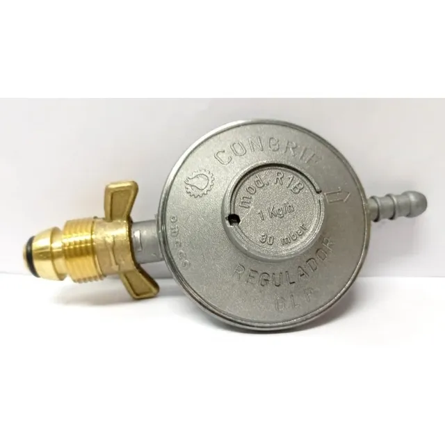 Regulador De Gas Bombona Rosca 18kg Punta Pol Congrif