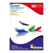 Papel Doblefaz Brillante A4 180g 50 Hojas Marca Imprink