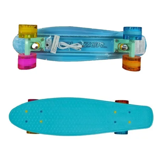 Patineta Cruiser Tipo Penny Base Led Regarcable Modelo 2a