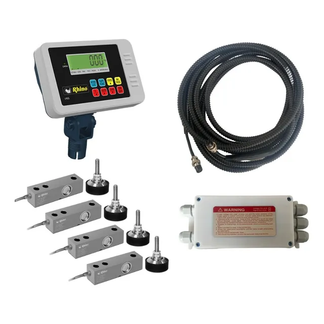Kit 4 Celdas De Carga,caja De Suma,cable E Indicador B D V