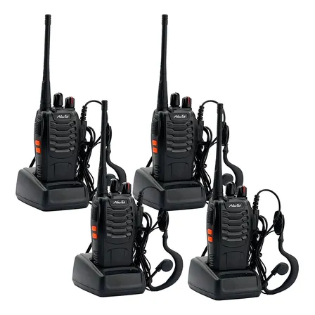 2 Radio Transmisor Walkie Talkie Bf-888s Baofeng Woki Toki