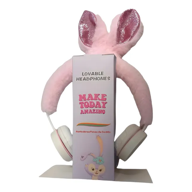 Auriculares Infantiles Diseño Conejo Cableado 3.5mm
