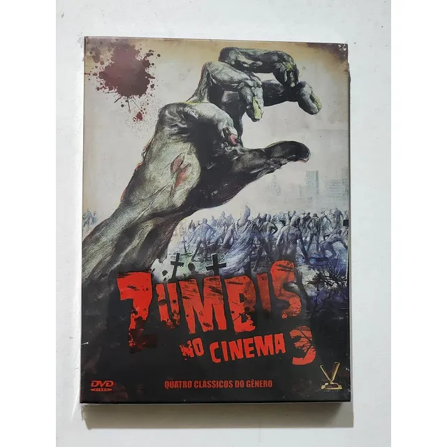 Dvd Zumbis No Cinema Vol3 Digipack Duplo 4 Filmes Lacrado