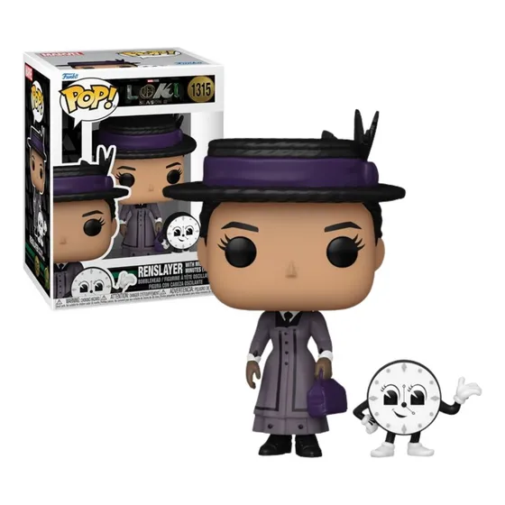 Funko Pop Renslayer With Miss Minutes - Loki Serie 2 Marvel