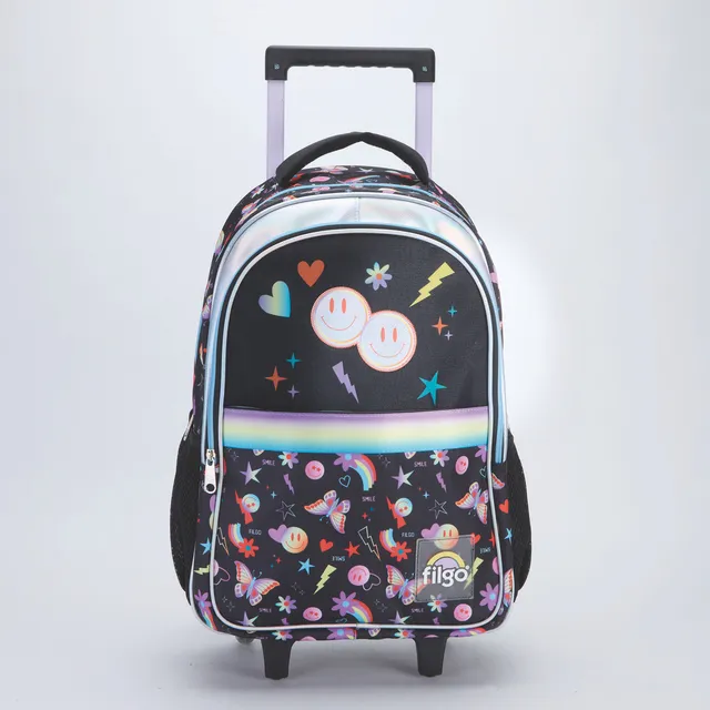 Mochila Escolar Filgo Starpak 18'' Carrito Infantiles Rm Diseño De La Tela Emoji